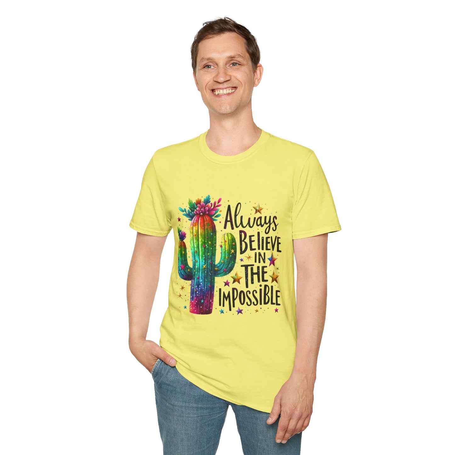 Inspirational Quote Unisex T-Shirt - Always Believe in the Impossible