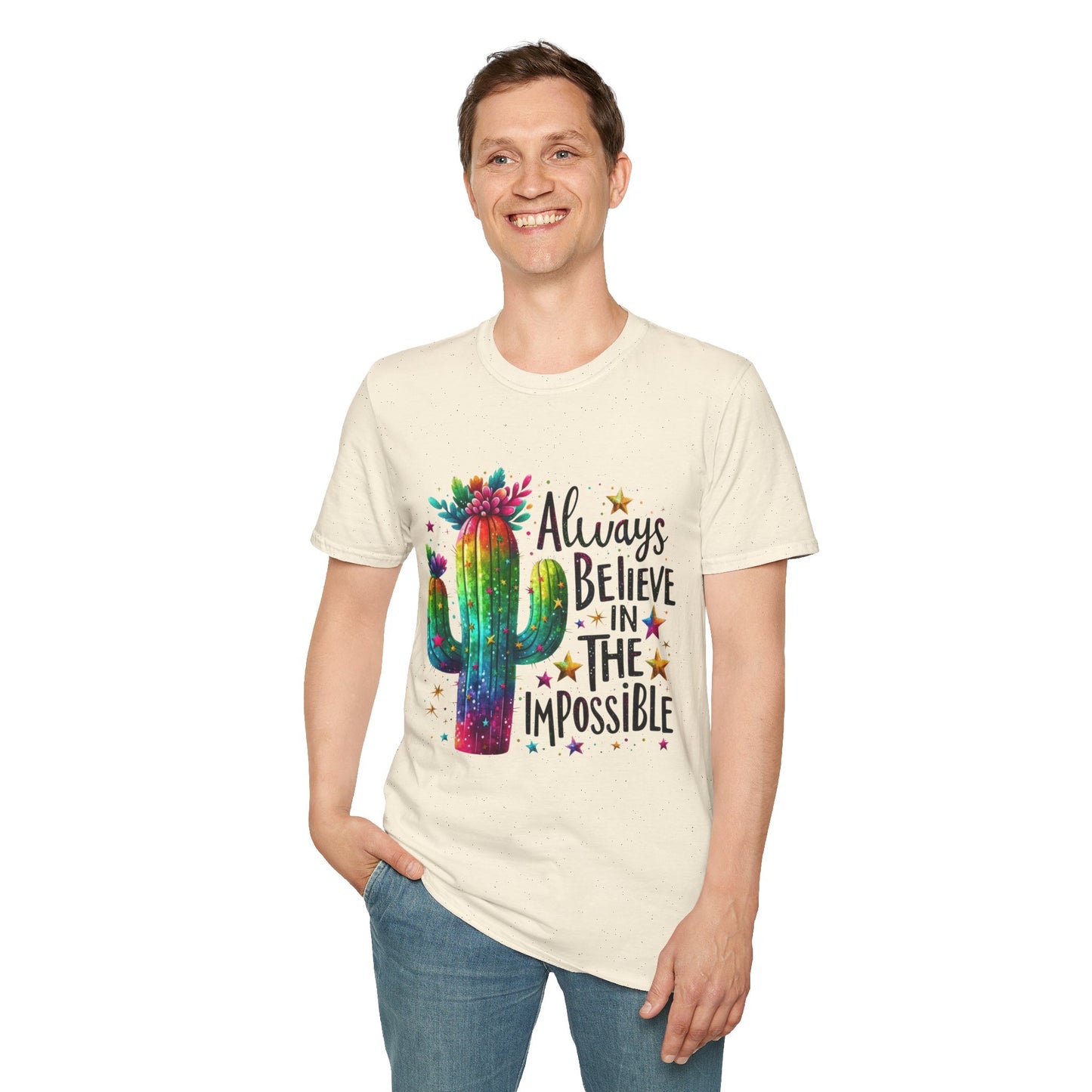 Inspirational Quote Unisex T-Shirt - Always Believe in the Impossible