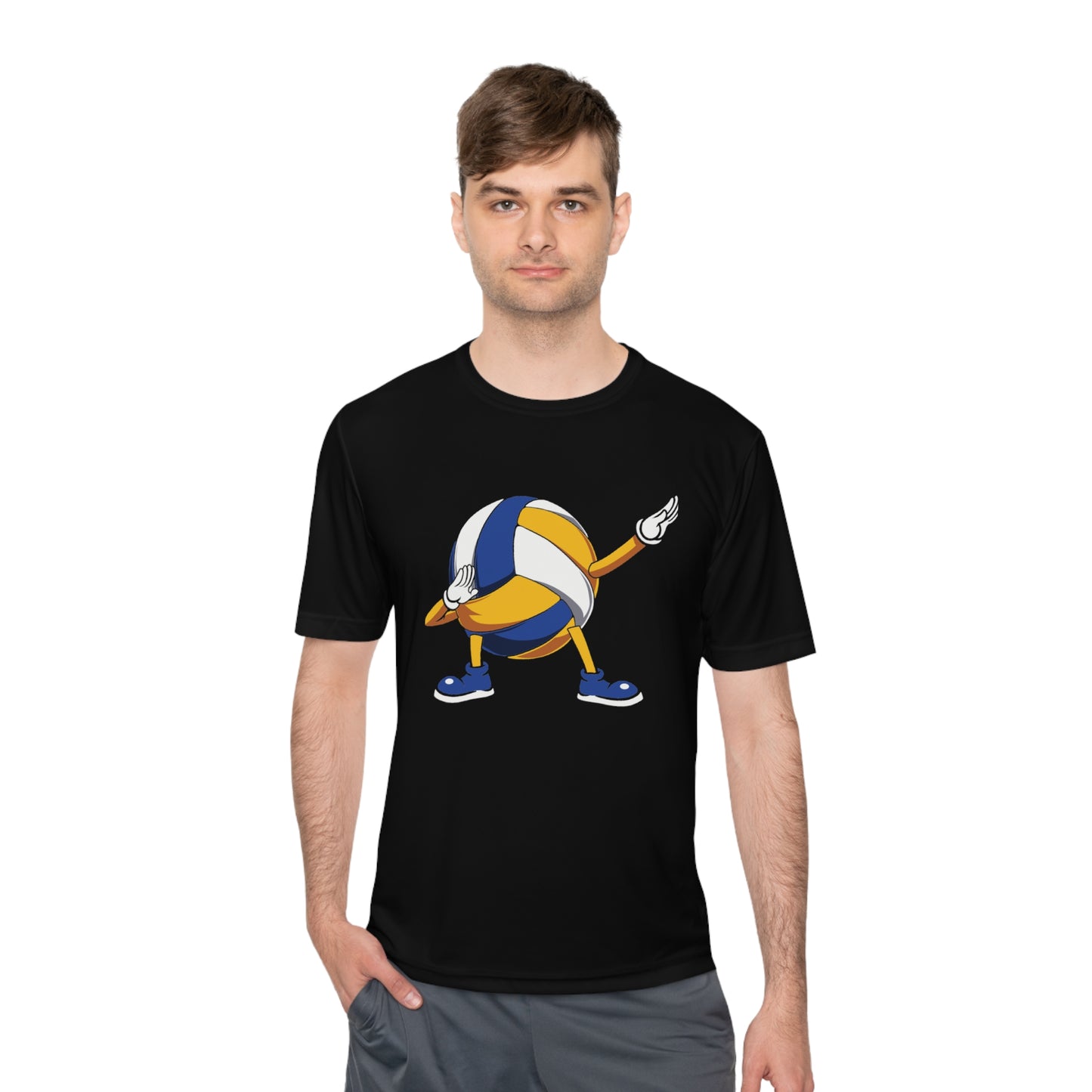 Moisture Wicking Tee - Volleyball Winning Design