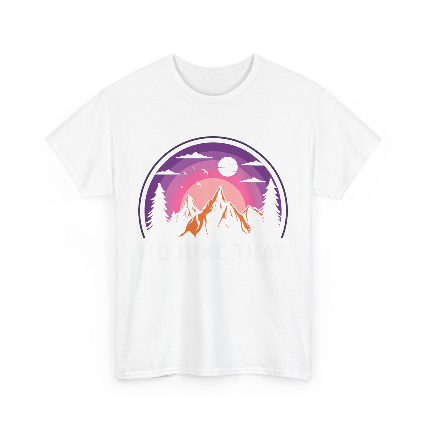 Graphic Tee - 'i don't hike that' Quote Design