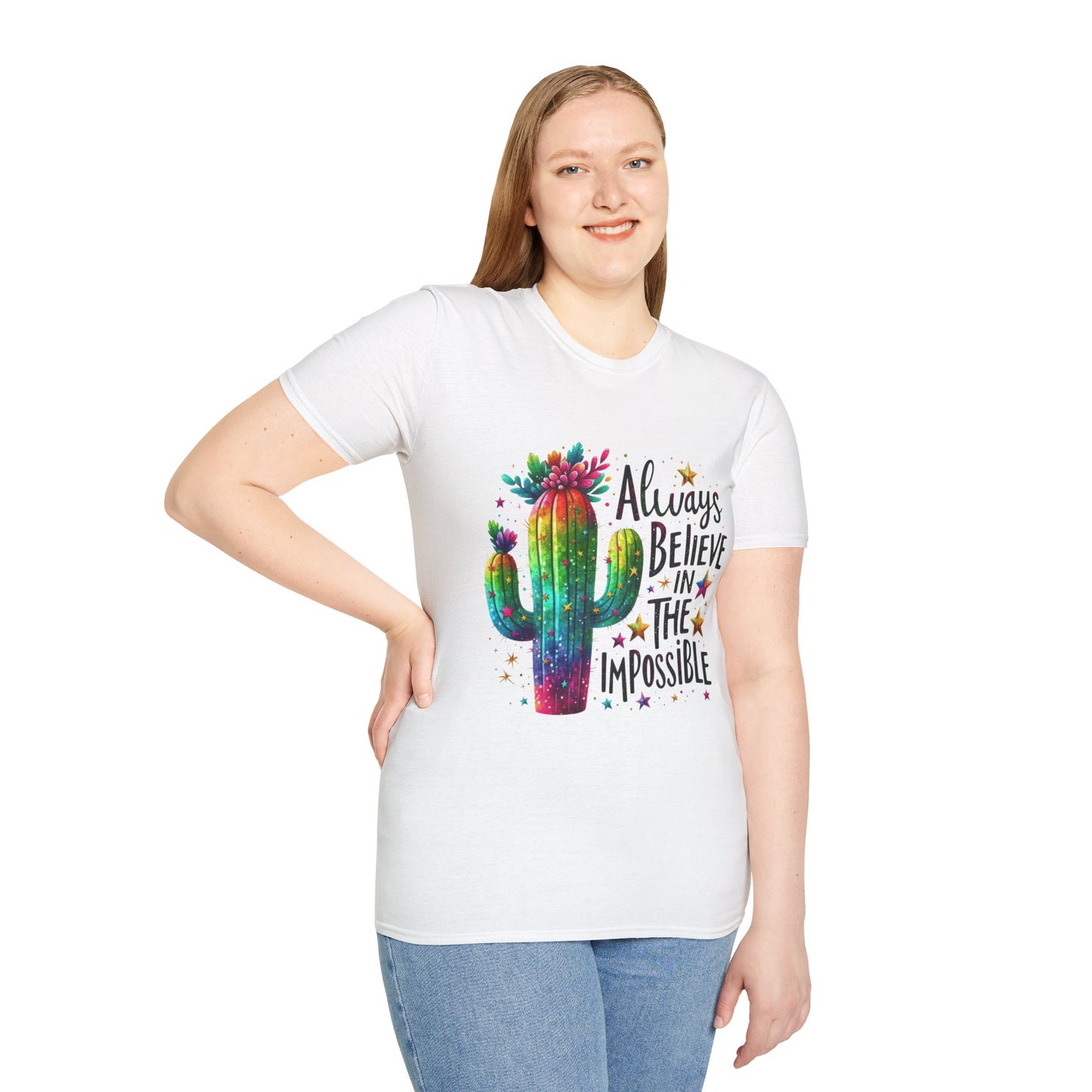 Inspirational Quote Unisex T-Shirt - Always Believe in the Impossible