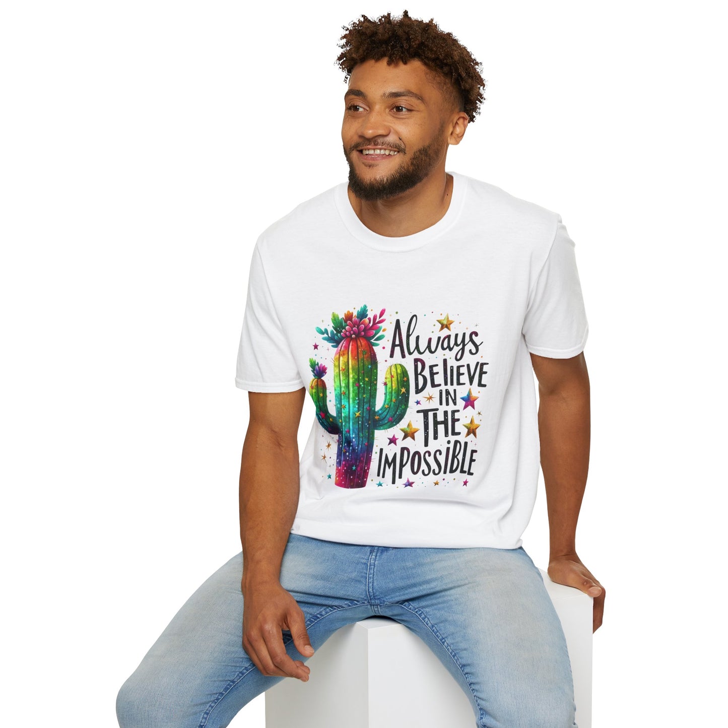 Inspirational Quote Unisex T-Shirt - Always Believe in the Impossible