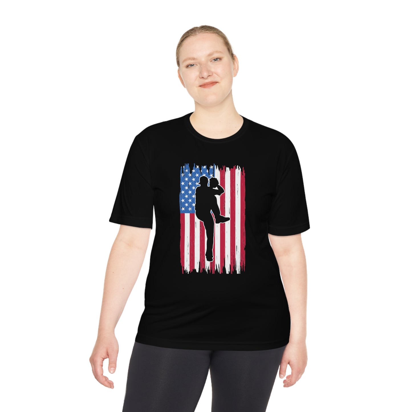 BaseBall Game with Flag Wicking Tee