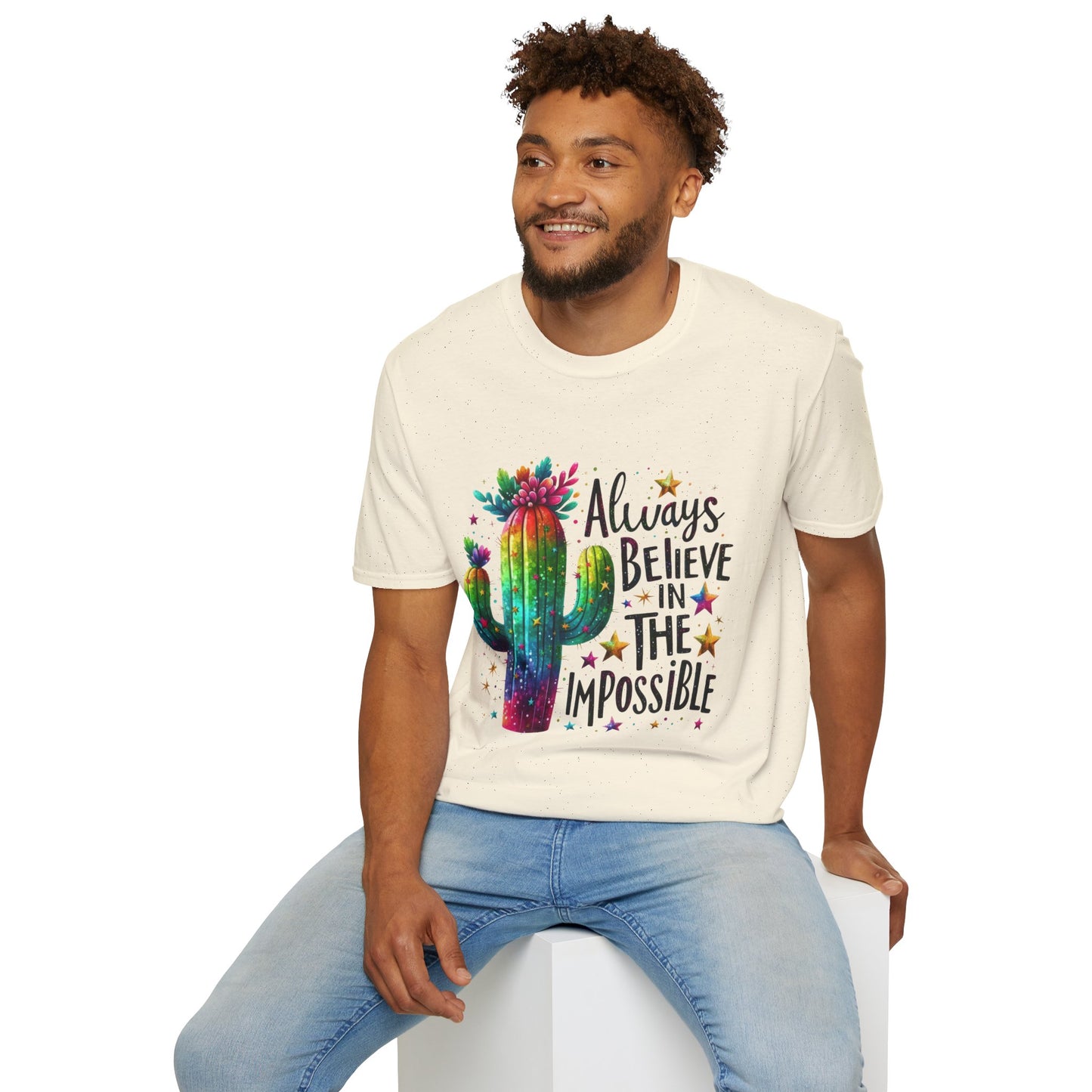 Inspirational Quote Unisex T-Shirt - Always Believe in the Impossible