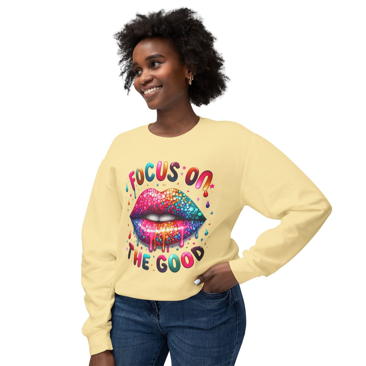 Lightweight Sweatshirt - Focus on the Good