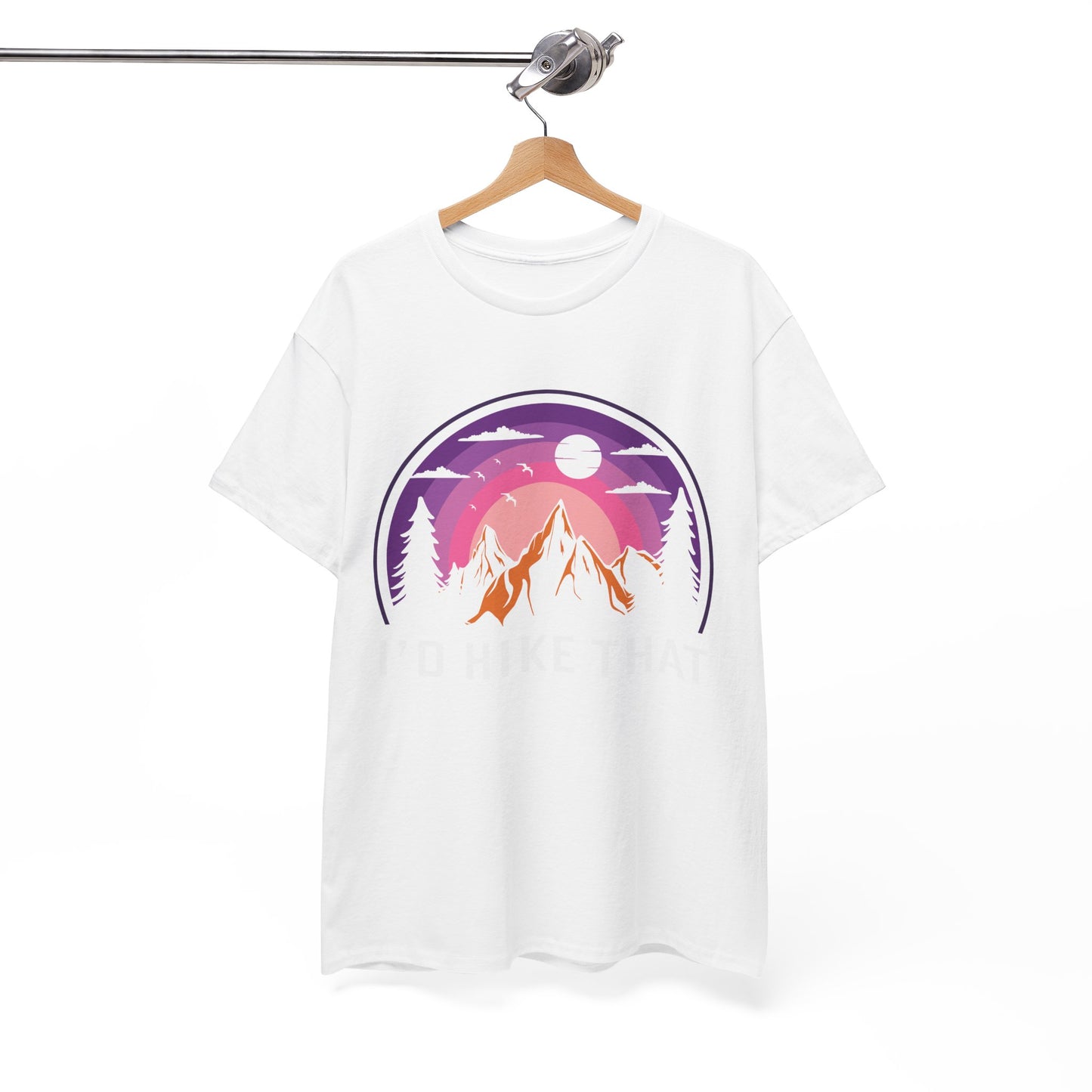 Graphic Tee - 'i don't hike that' Quote Design