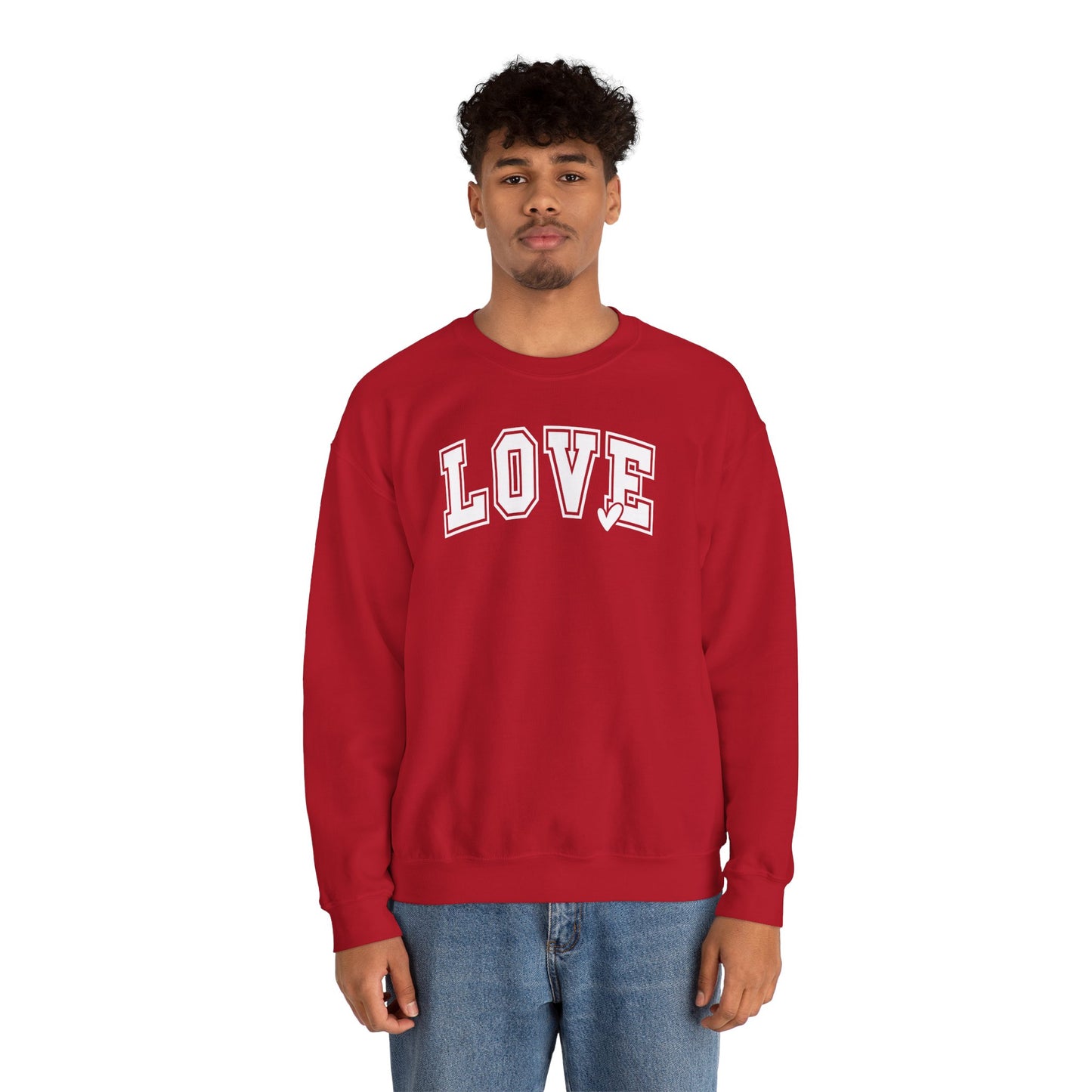 LOVE Red Crewneck