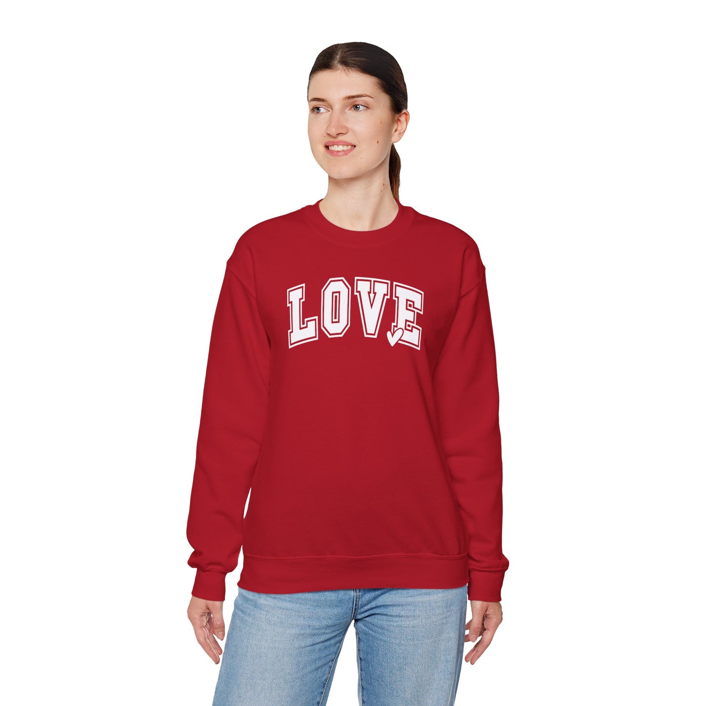 LOVE Red Crewneck