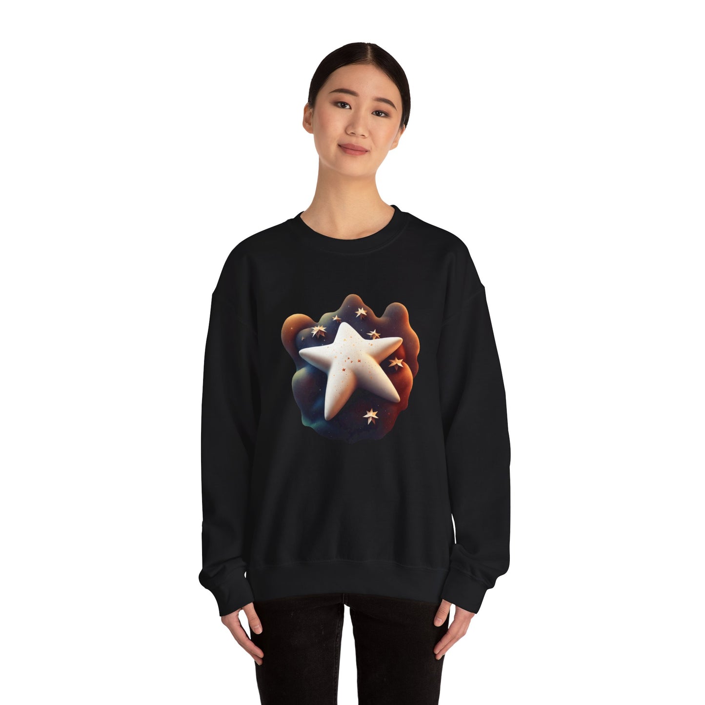 3d Star Crewneck Sweatshirt