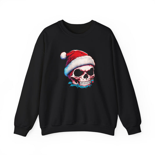 Skull with Santa Cap