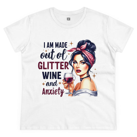 Glitter Wine Cotton Tee