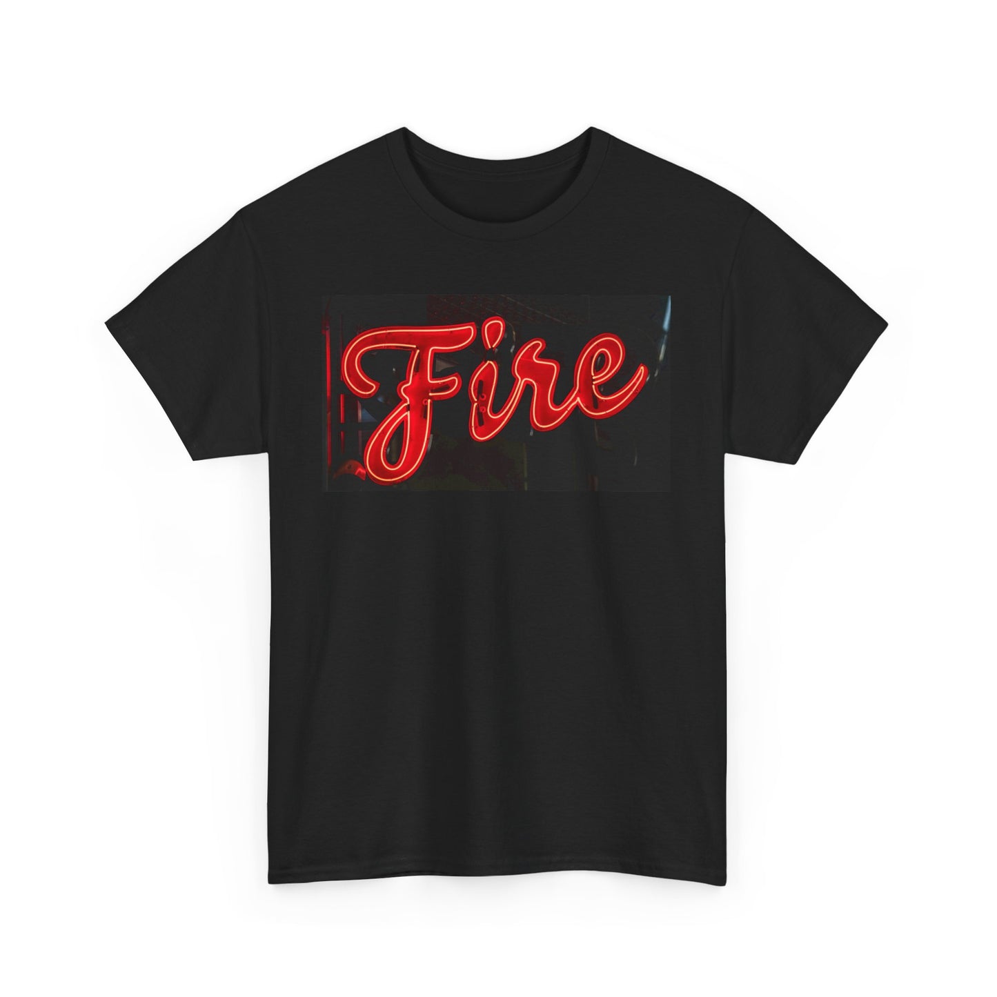 Fire Heavy Cotton Tee