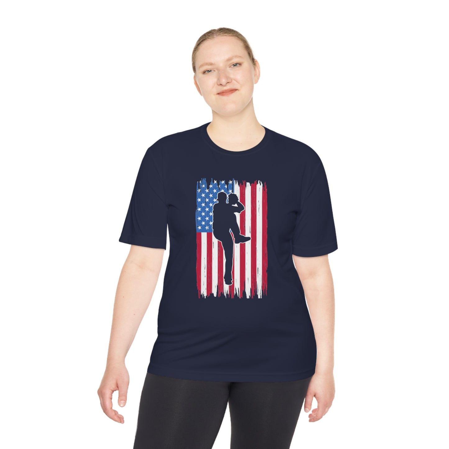 BaseBall Game with Flag Wicking Tee