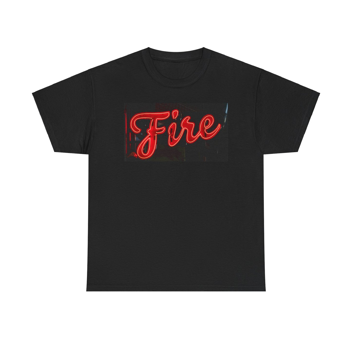 Fire Heavy Cotton Tee