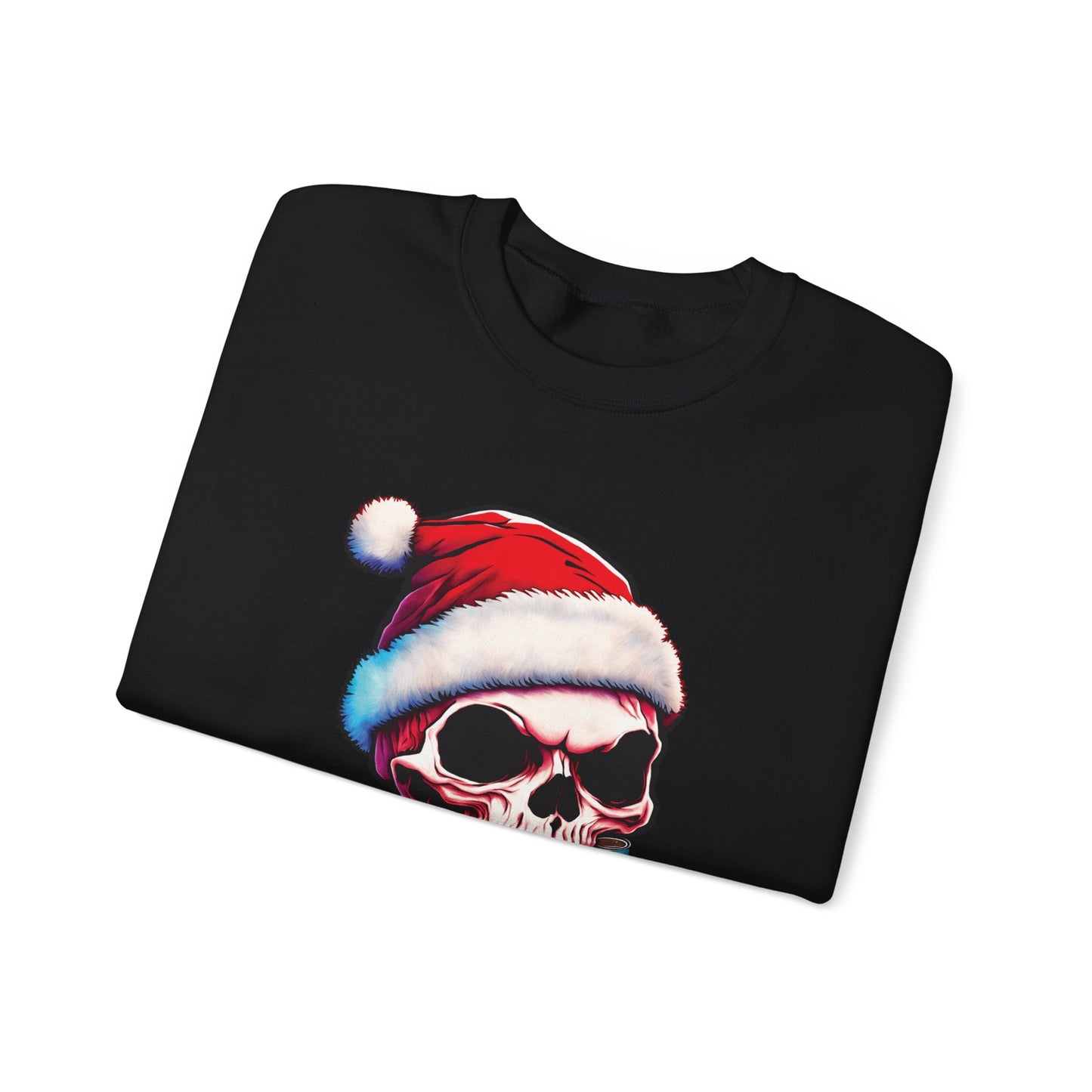 Skull with Santa Cap