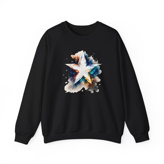 3D Star Crewneck Sweatshirt