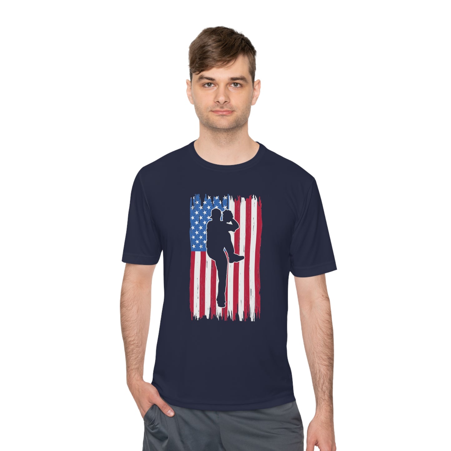 BaseBall Game with Flag Wicking Tee